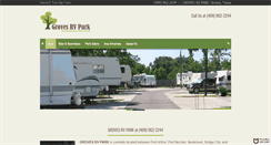 Desktop Screenshot of grovesrvpark.com